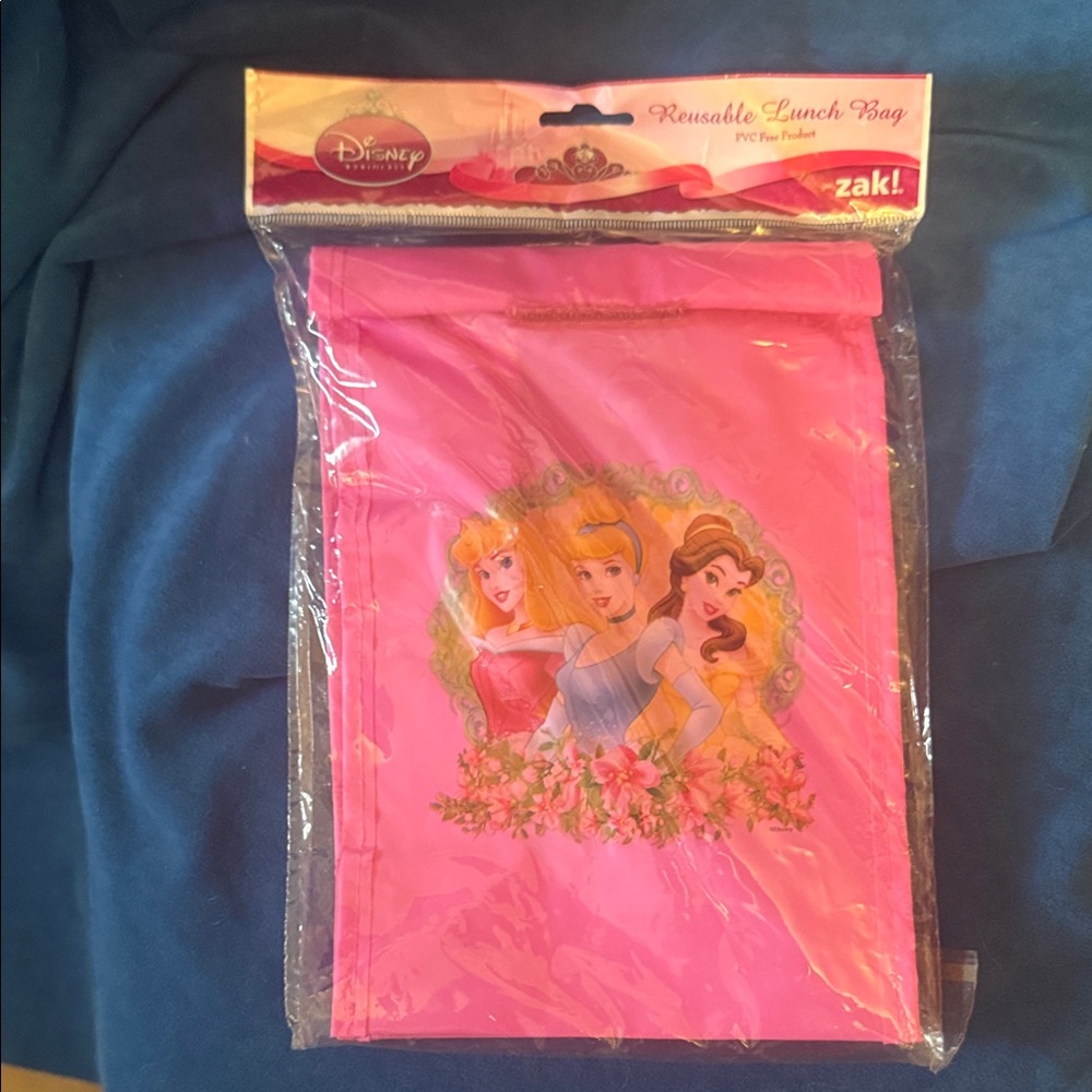 Disney Princess Pink Reusable Lunch Bag